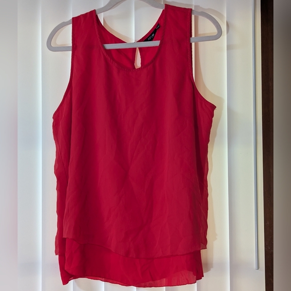 S461 Apt. 9 Vibrant Red Tank Top - Picture 1 of 9